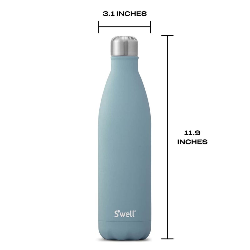 S'well Stainless Steel Water Bottle, 25oz, Aquamarine, Triple Layered Vacuum Insulated Containers Keeps Drinks Cold for 48 Hours and Hot for 24, BPA Free, Perfect for On the Go - Image 4